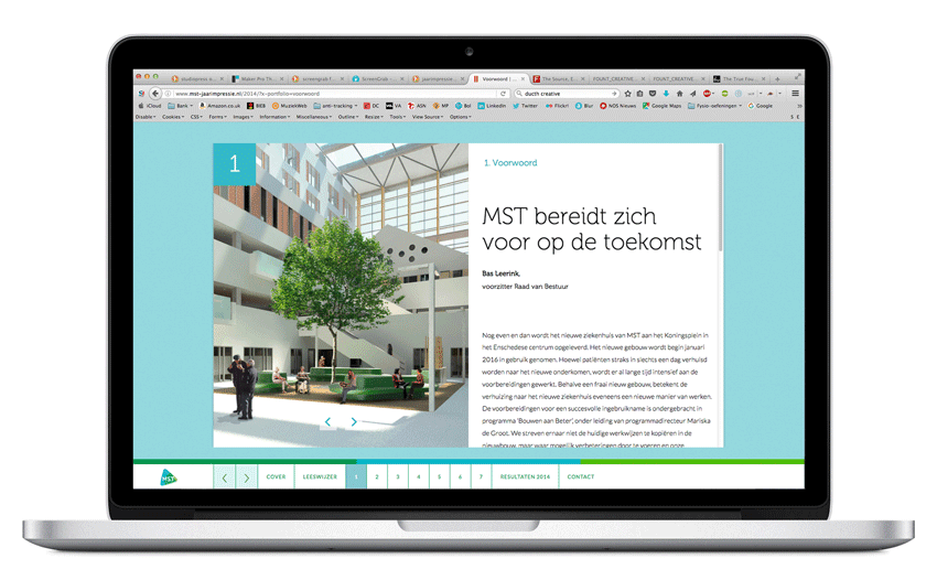 ontwerp Online jaarverslag MST - bureau Diepzicht Nijmegen