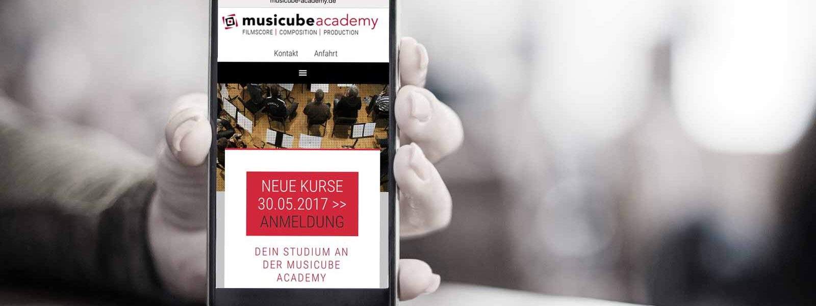 multilanguage website musicube - ontwerpbureau diepzicht nijmegen